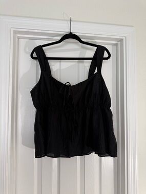 Black babydoll Summer Tank Top - Women's